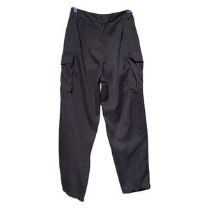 Women's Black Cargo Pants, XS